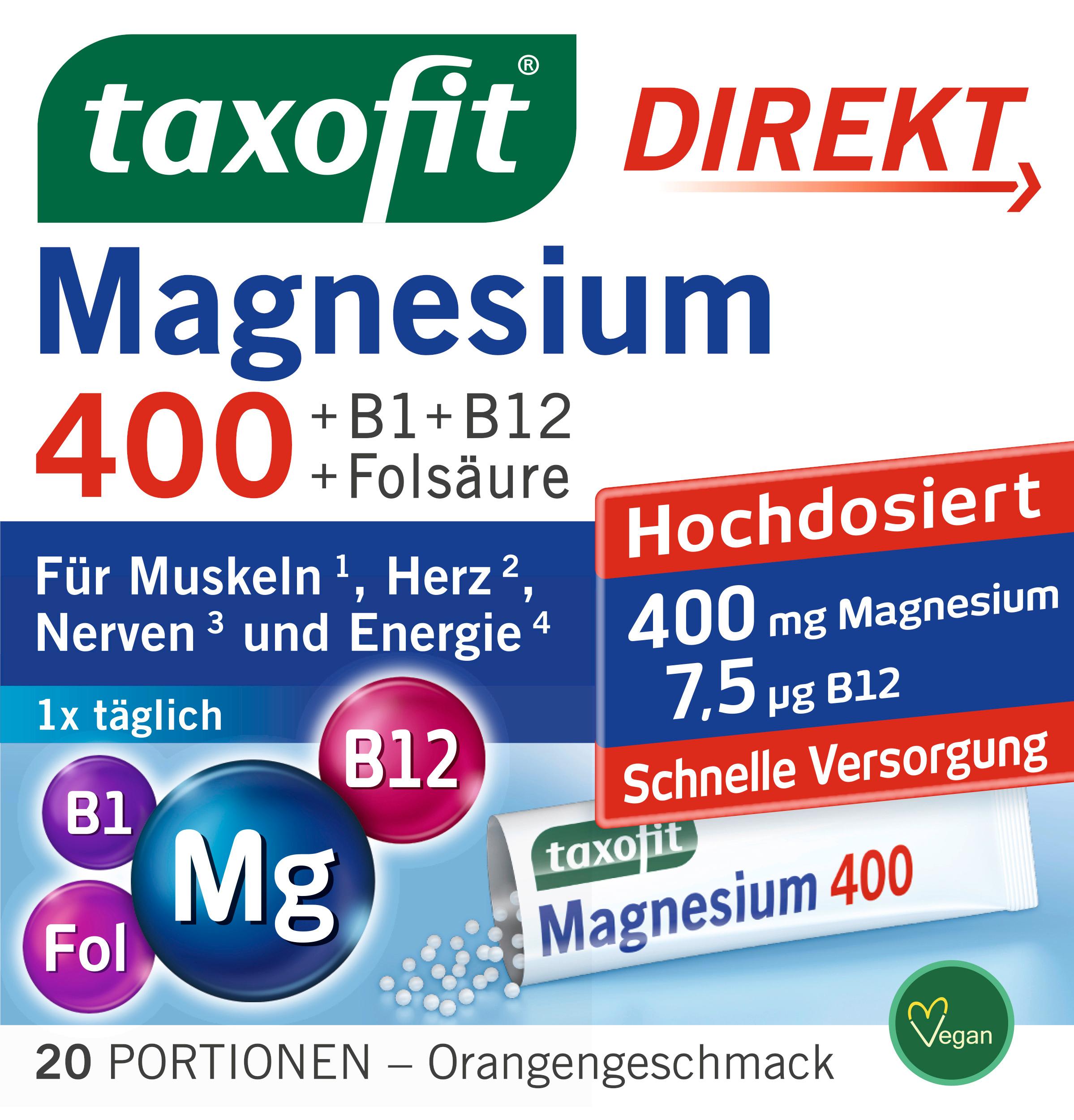 TAXOFIT Magnesium 400  Direkt Granulat