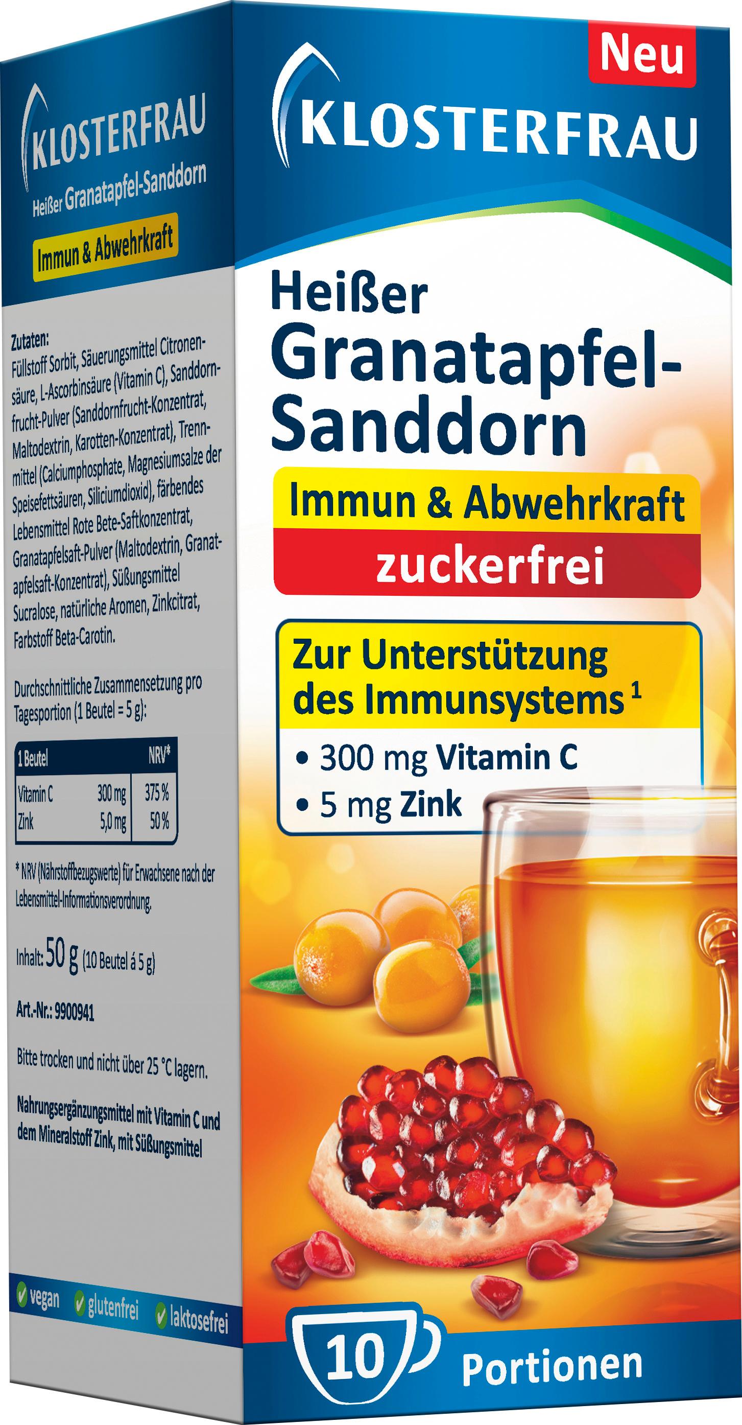 Produktbild Klosterfrau Heißer Granatapfel-Sanddorn 10 Portionen 3 von 3