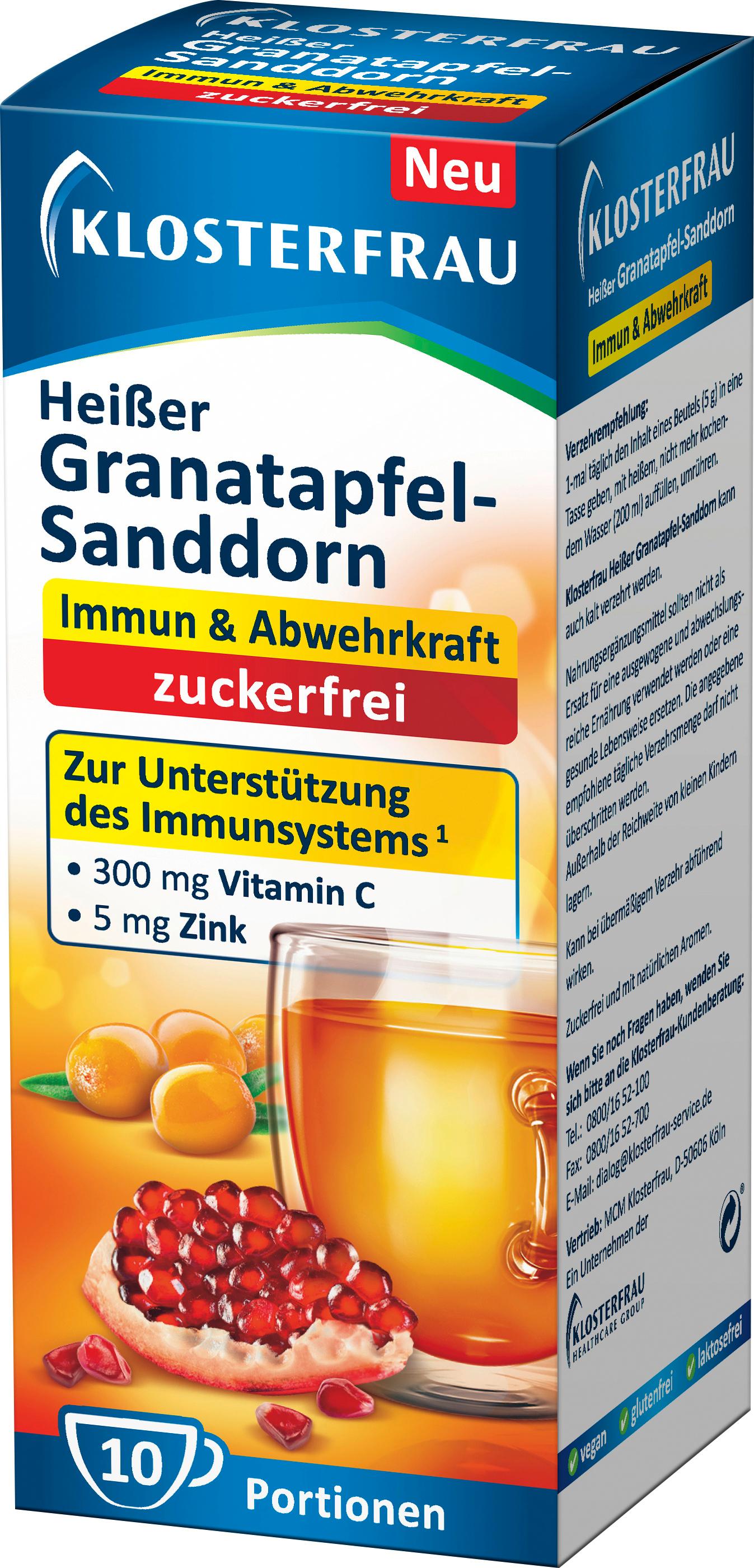 Produktbild Klosterfrau Heißer Granatapfel-Sanddorn 10 Portionen 2 von 3