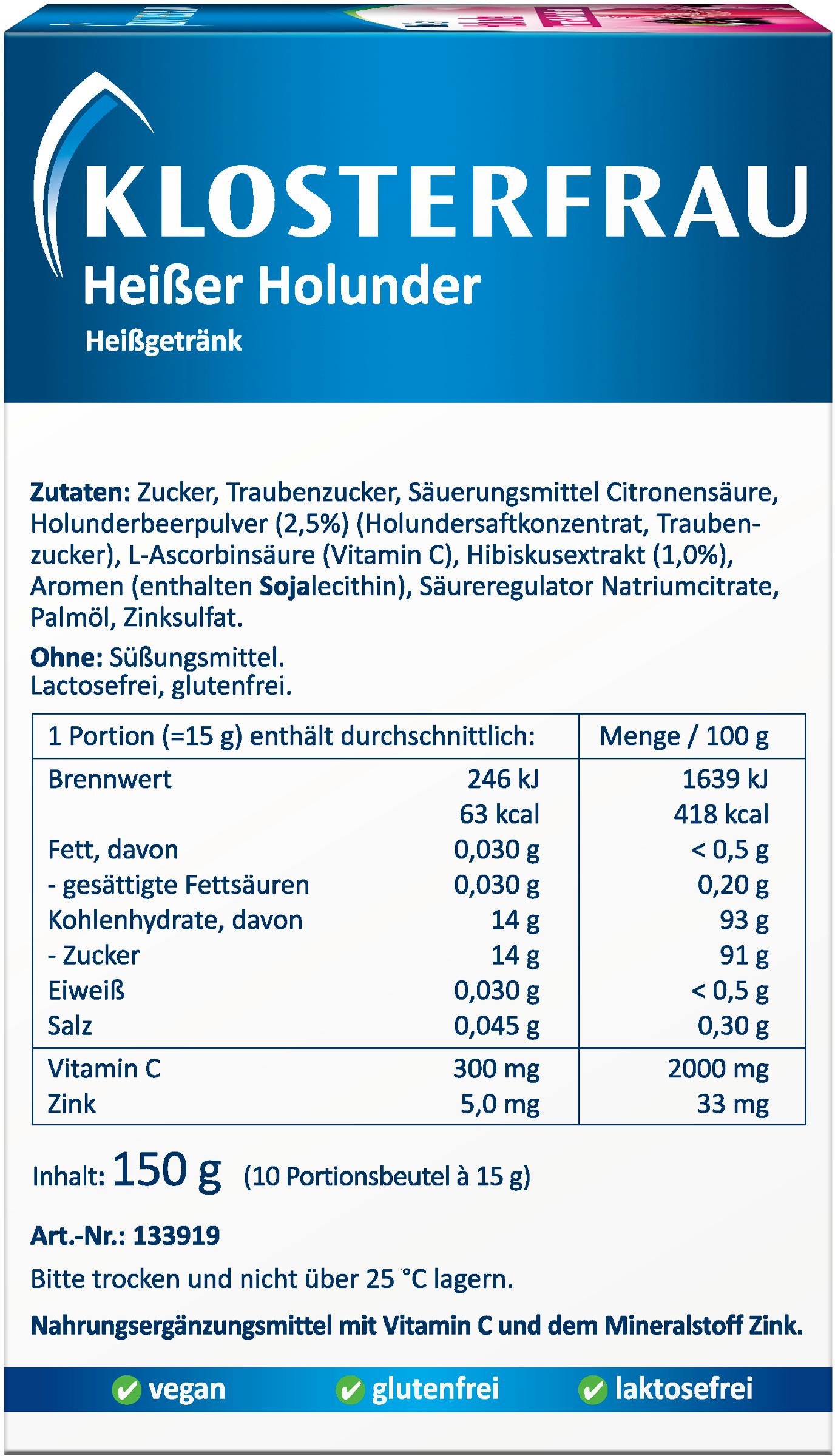 Produktbild KLOSTERFRAU Heißer Holunder 3 von 4