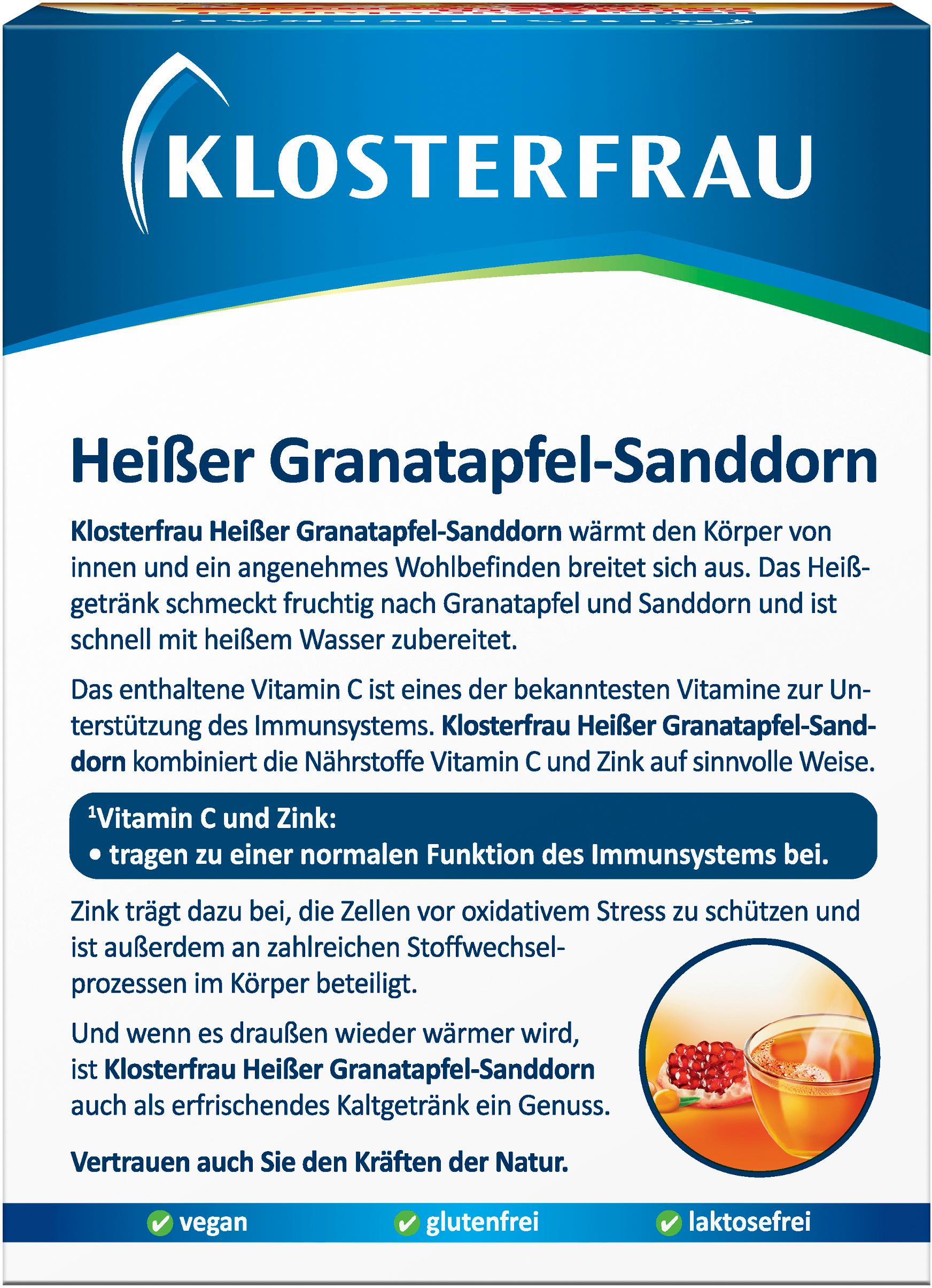 Produktbild KLOSTERFRAU Heisser Granatapfel Sanddorn 2 von 4
