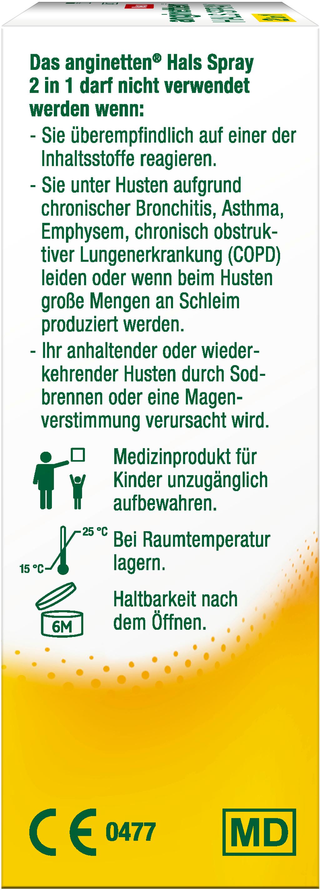 Produktbild anginetten Hals Spray 2in1 3 von 4