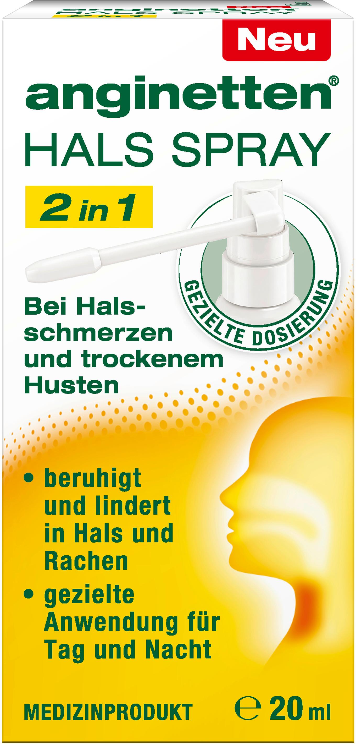 anginetten Hals Spray 2in1