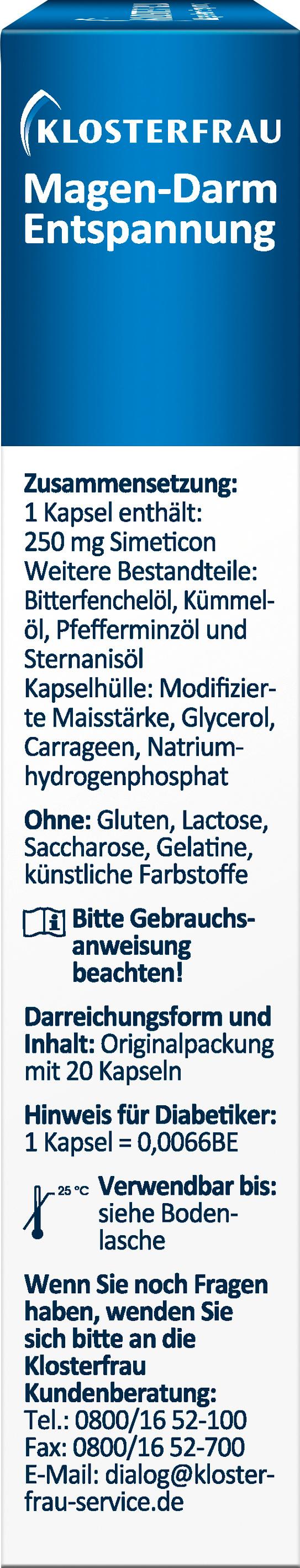 Produktbild Klosterfrau Magen-Darm Entspannung Kapseln 3 von 4