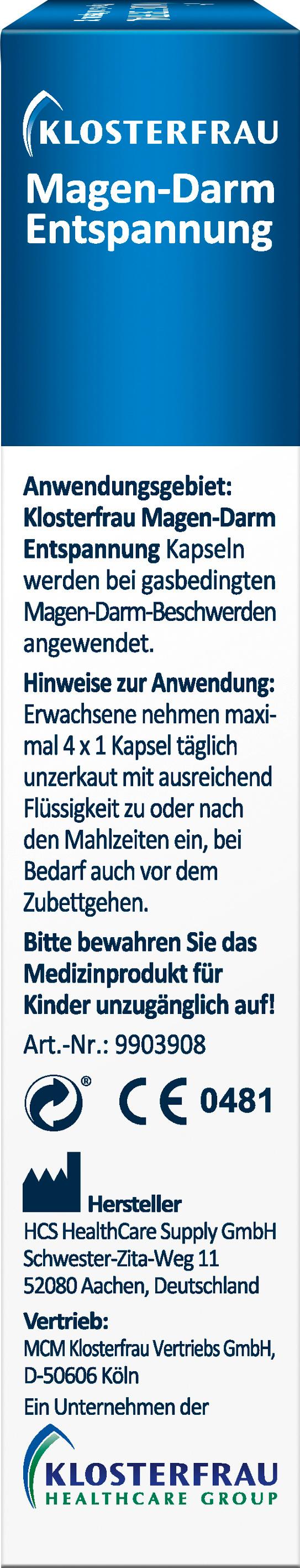 Produktbild Klosterfrau Magen-Darm Entspannung Kapseln 4 von 4
