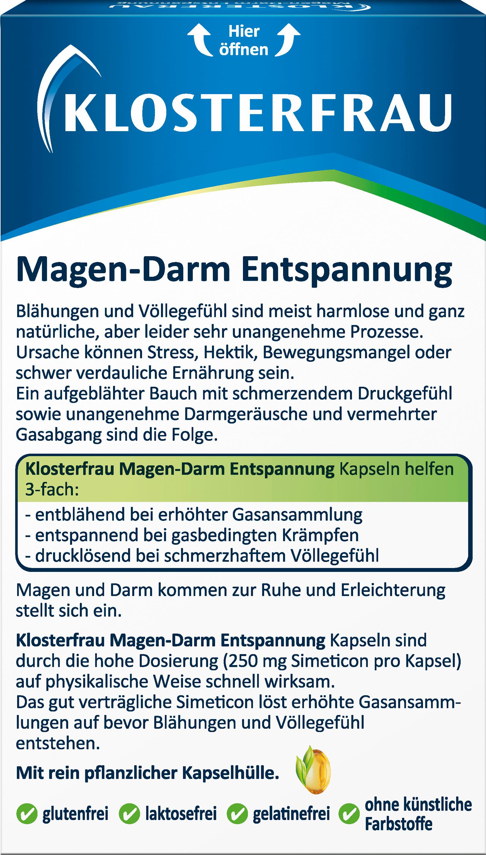 Produktbild Klosterfrau Magen-Darm Entspannung Kapseln 2 von 4