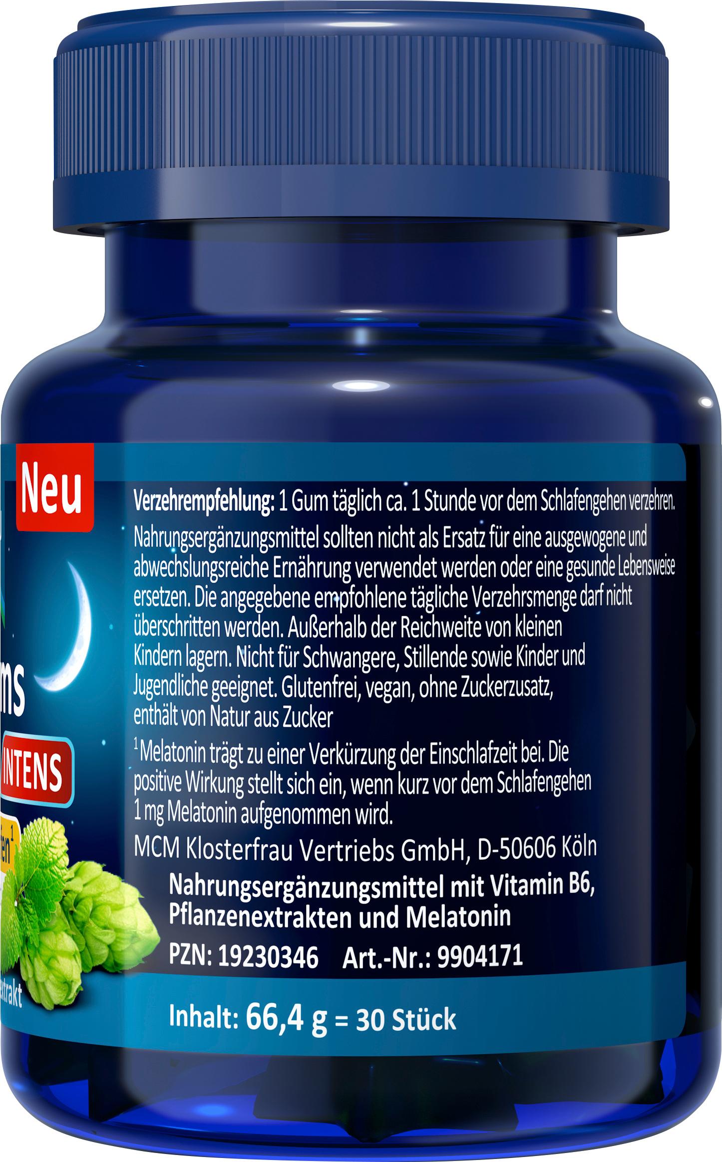 Produktbild Klosterfrau Schlaf Gums Melatonin Intens 3 von 3