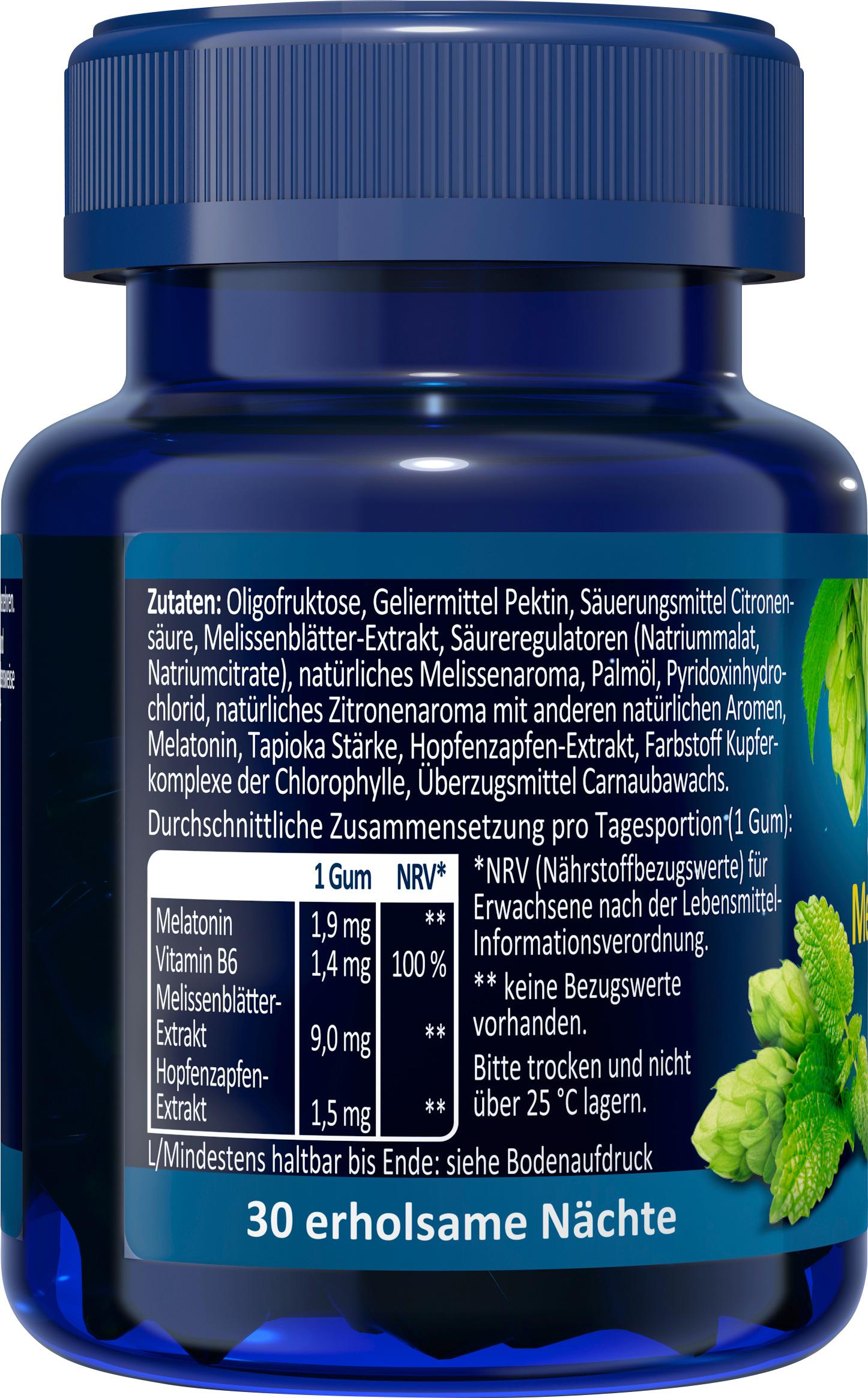 Produktbild Klosterfrau Schlaf Gums Melatonin Intens 2 von 3
