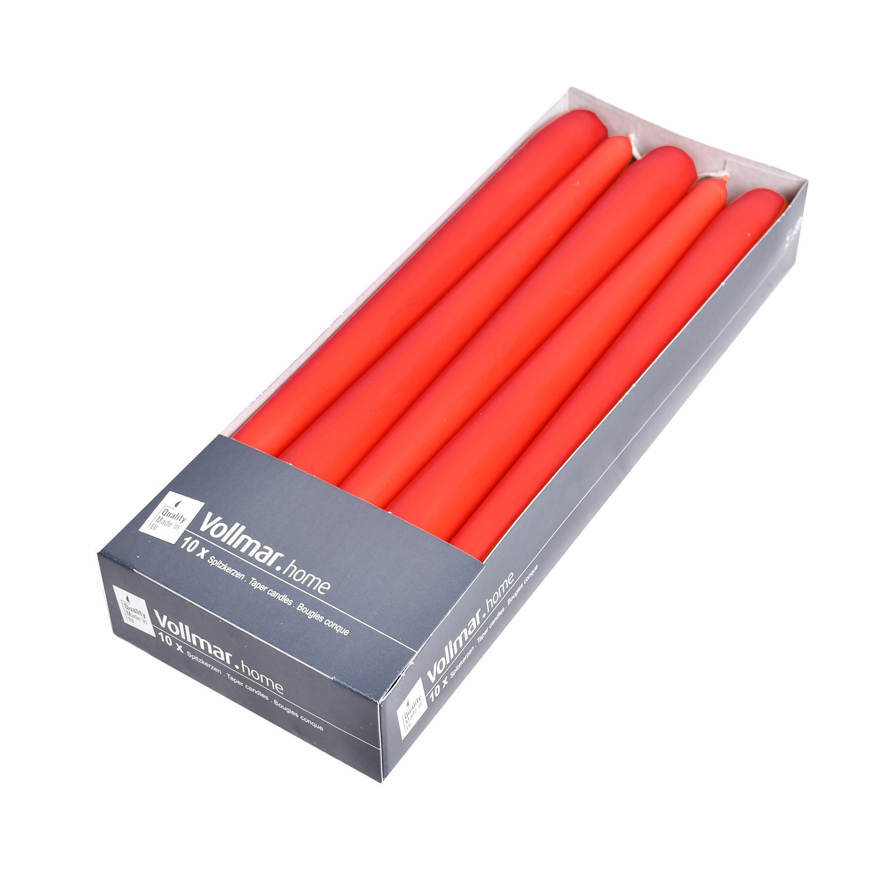 Vollmar Spitzkerzen 10er Pack