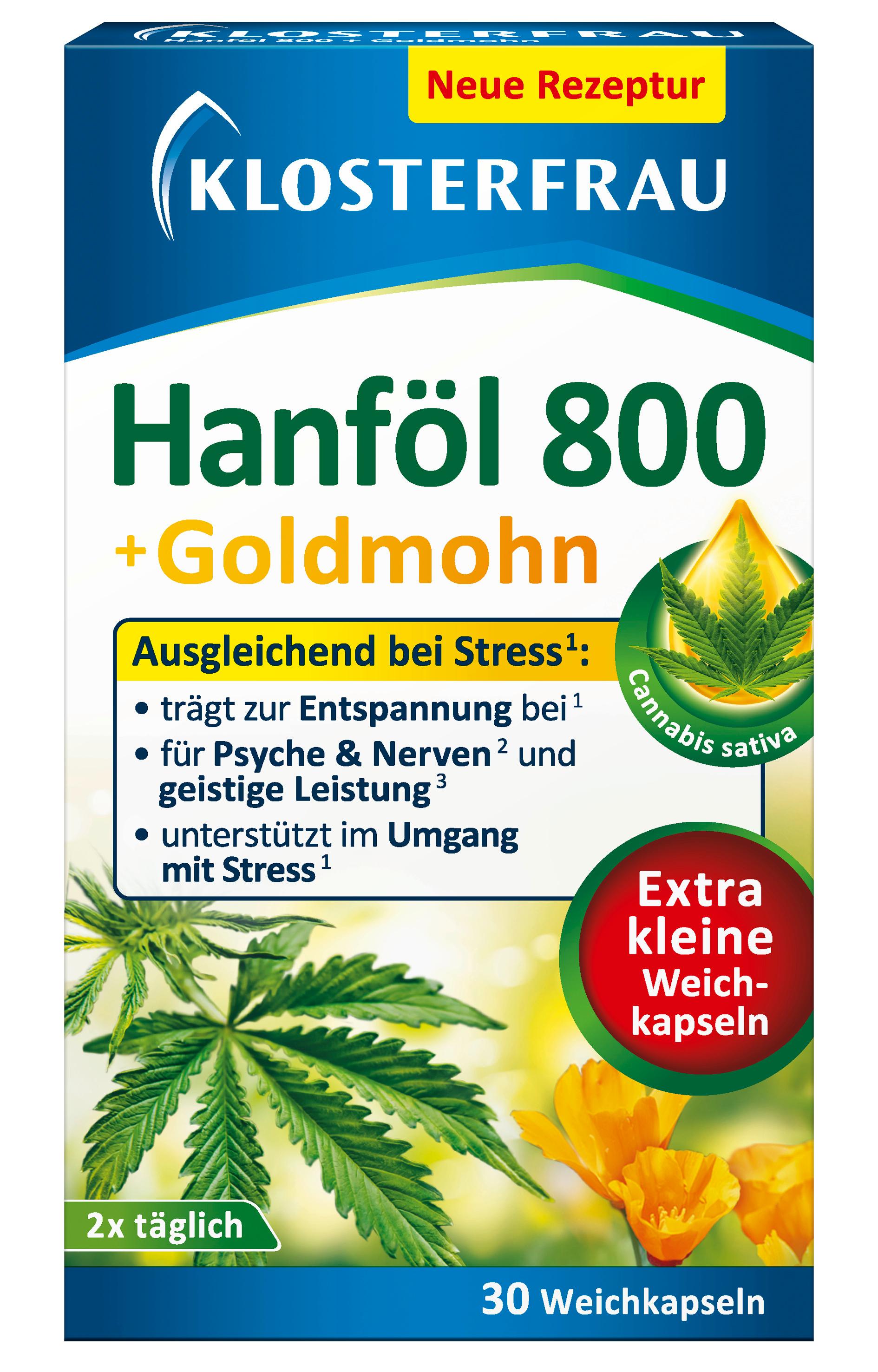 KLOSTERFRAU Hanföl + Goldmohn