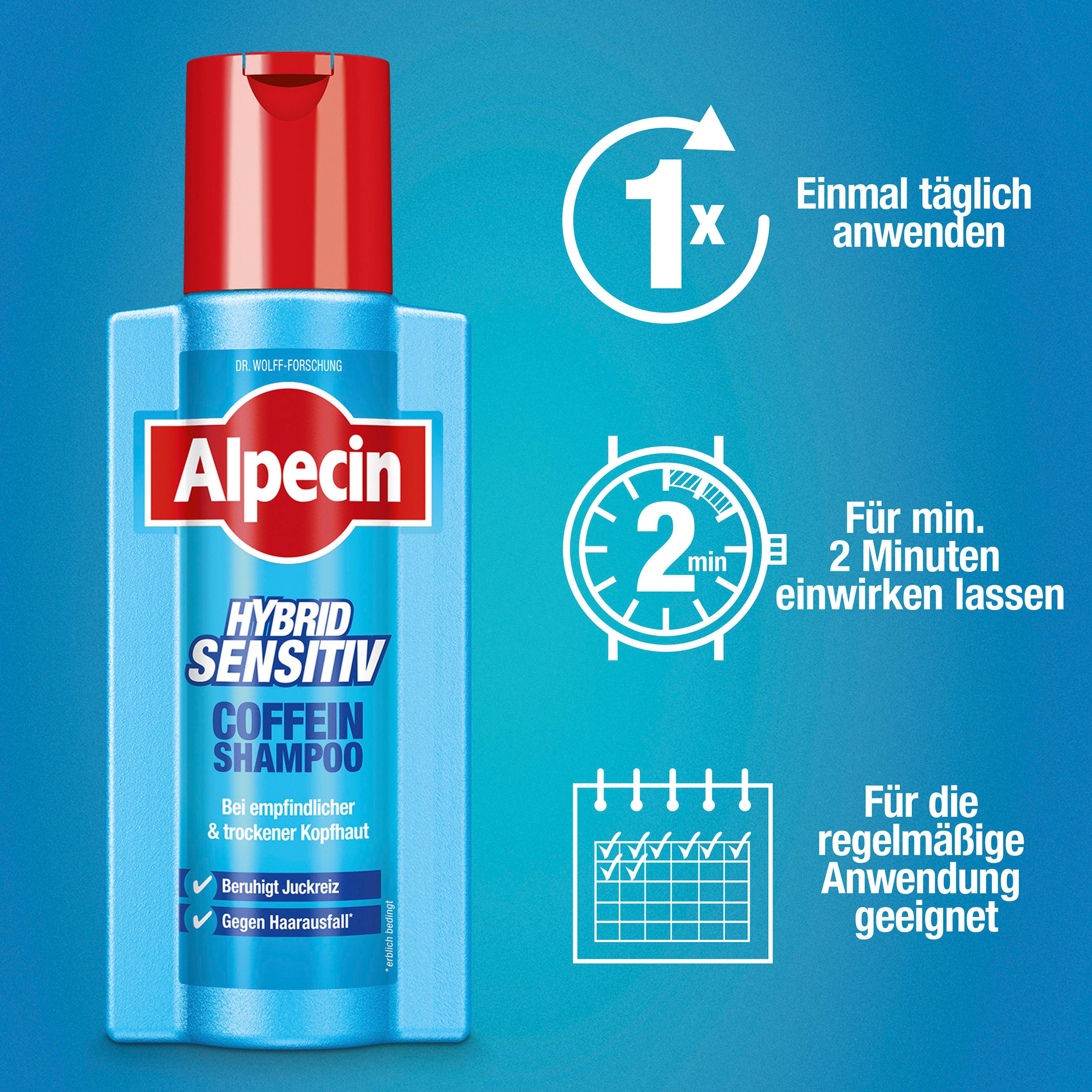Produktbild Alpecin Hybrid Coffein-Shampoo 250ml 5 von 8