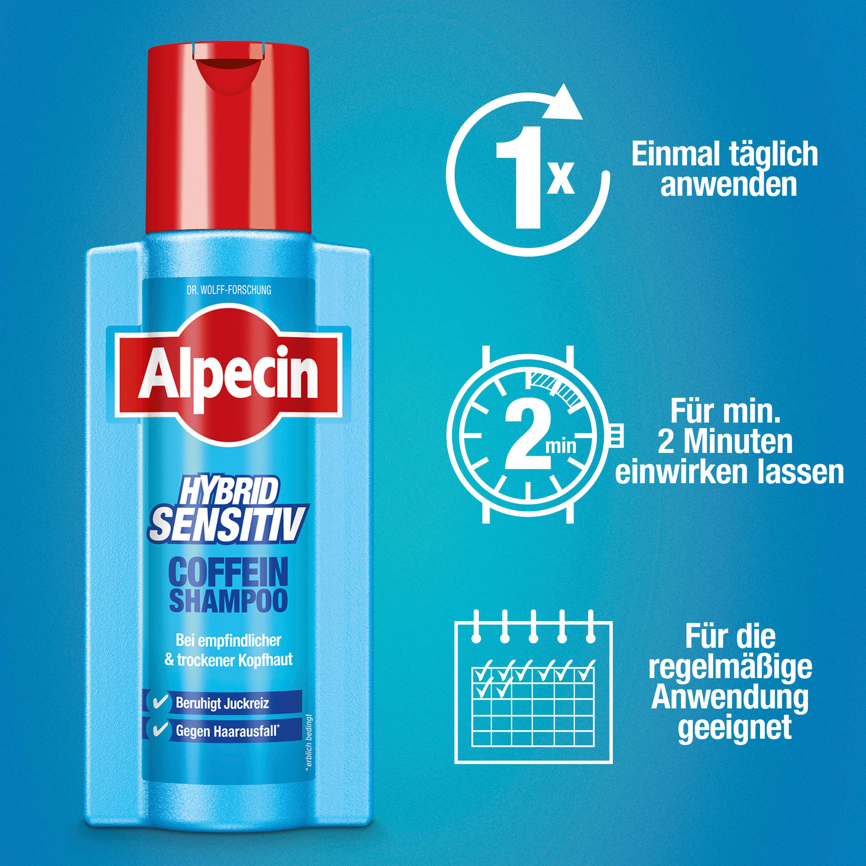 Produktbild Alpecin Hybrid Coffein-Shampoo 250ml 7 von 8