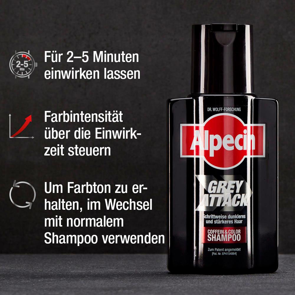 Produktbild Alpecin Grey Attack Coffein&Color Shampoo 10 von 10