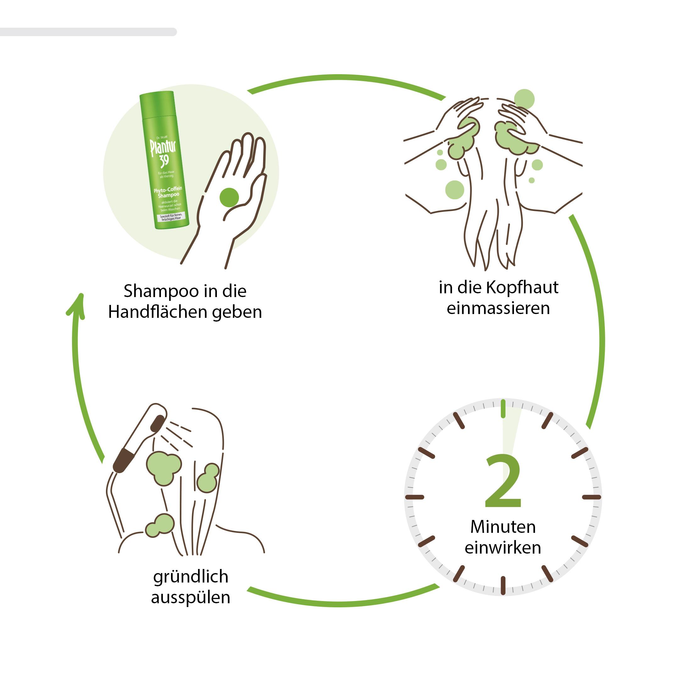 Produktbild Plantur 39 Phyto-Coffein Shampoo speziell für feines 3 von 9