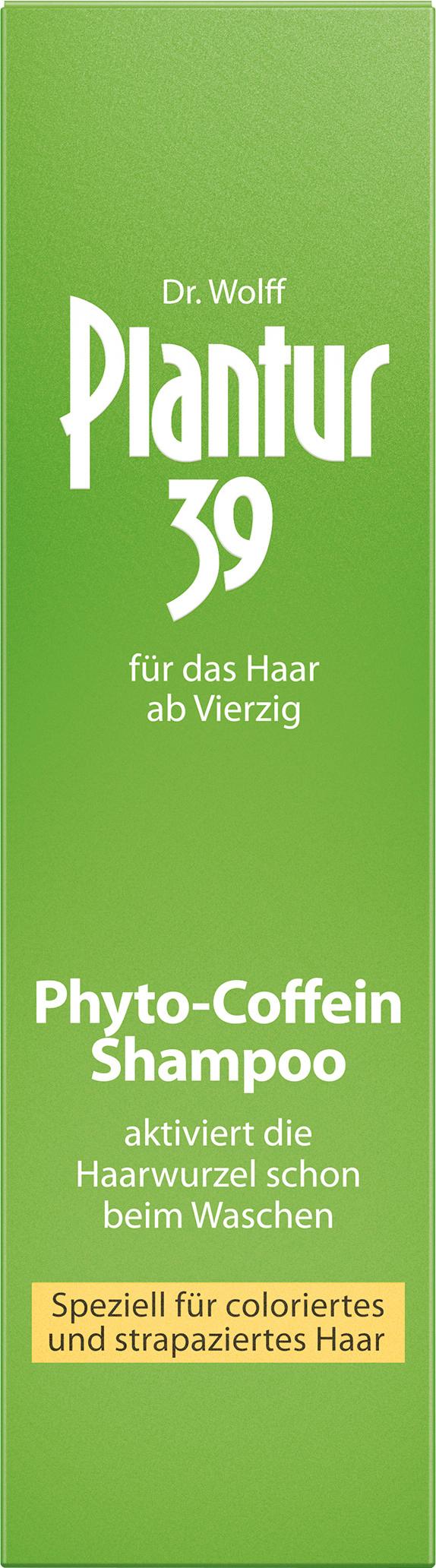 Plantur 39 Phyto-Coffein Shampoo speziell für strapaziertes und coloriertes Haar 250ml