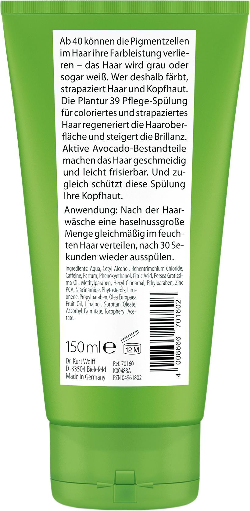 Produktbild Plantur 39 Pflege-Spülung color 2 von 6
