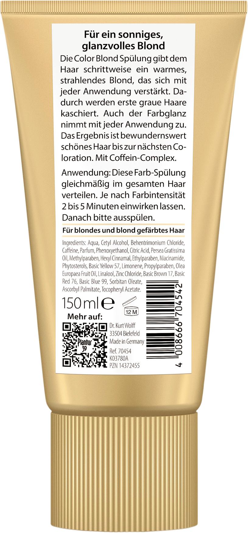 Produktbild Plantur 39 Color Blond Farb-Spülung 2 von 3