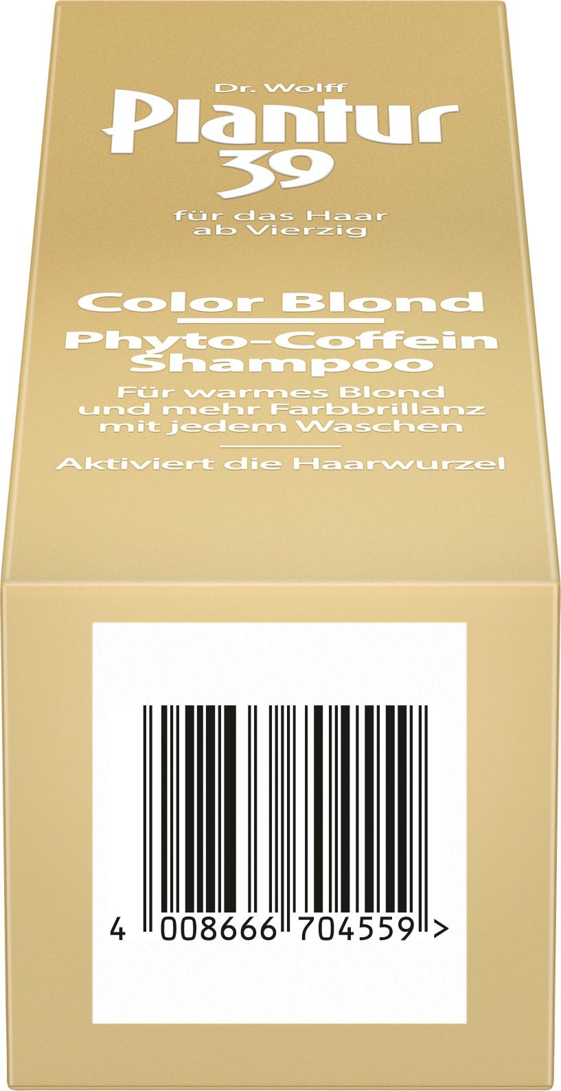 Produktbild Plantur 39 Color Blond Phyto-Coffein Shampoo 250ml 6 von 6