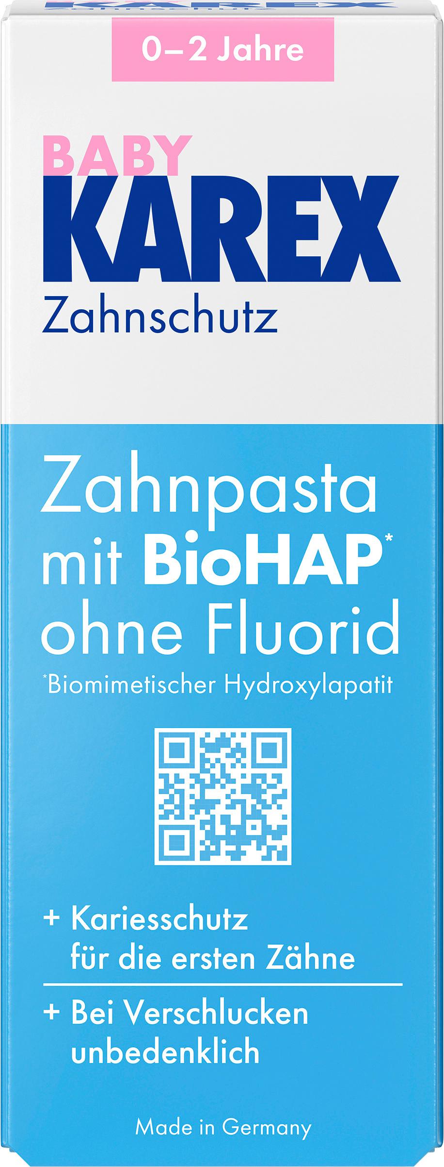 Produktbild Baby Karex Zahnpasta ohne Fluorid 0-2 Jahre 6 von 6