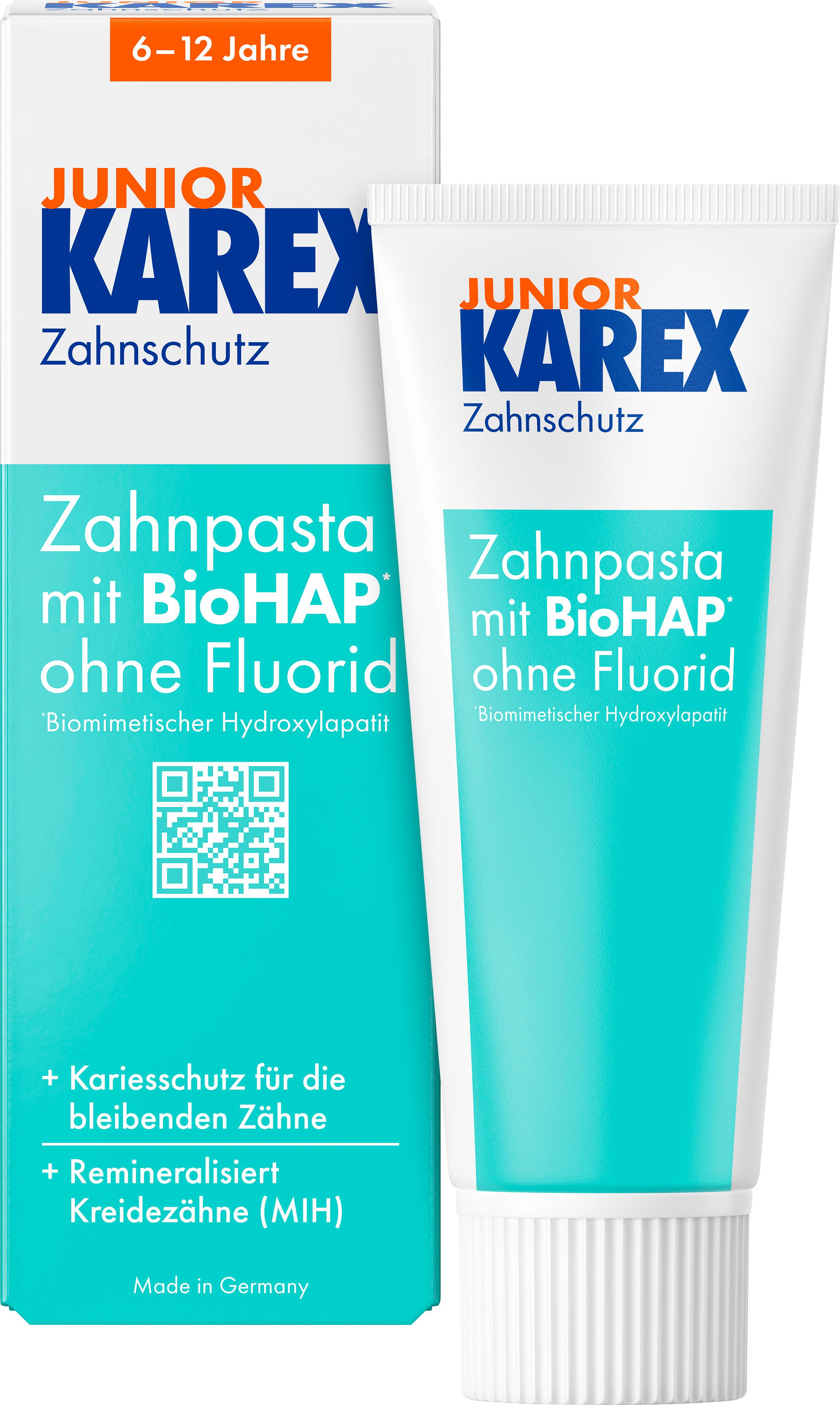 Produktbild Junior Karex Zahnpasta ohne Fluorid 6 von 8