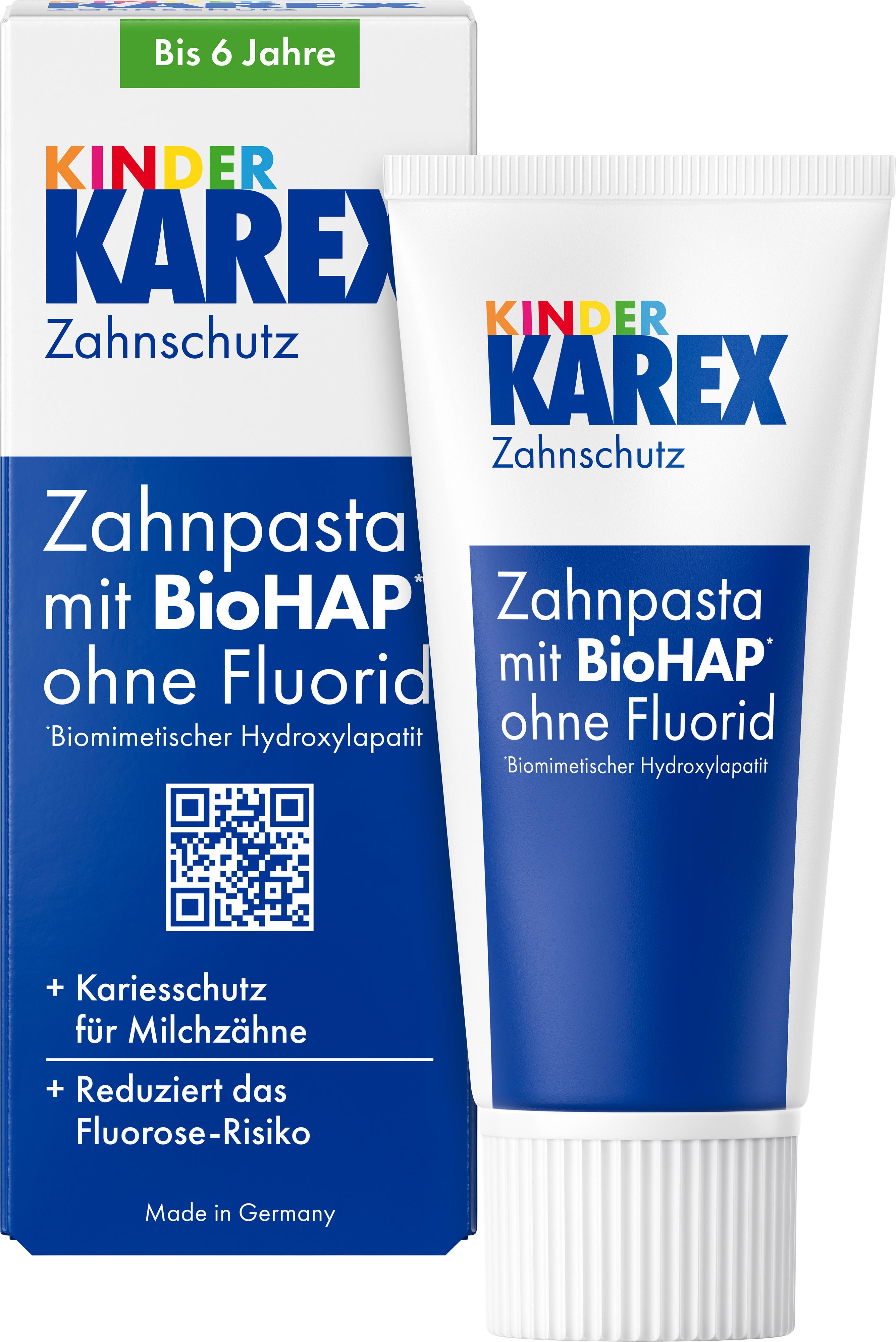 Produktbild Kinder Karex Zahnpasta ohne Fluorid 4 von 6