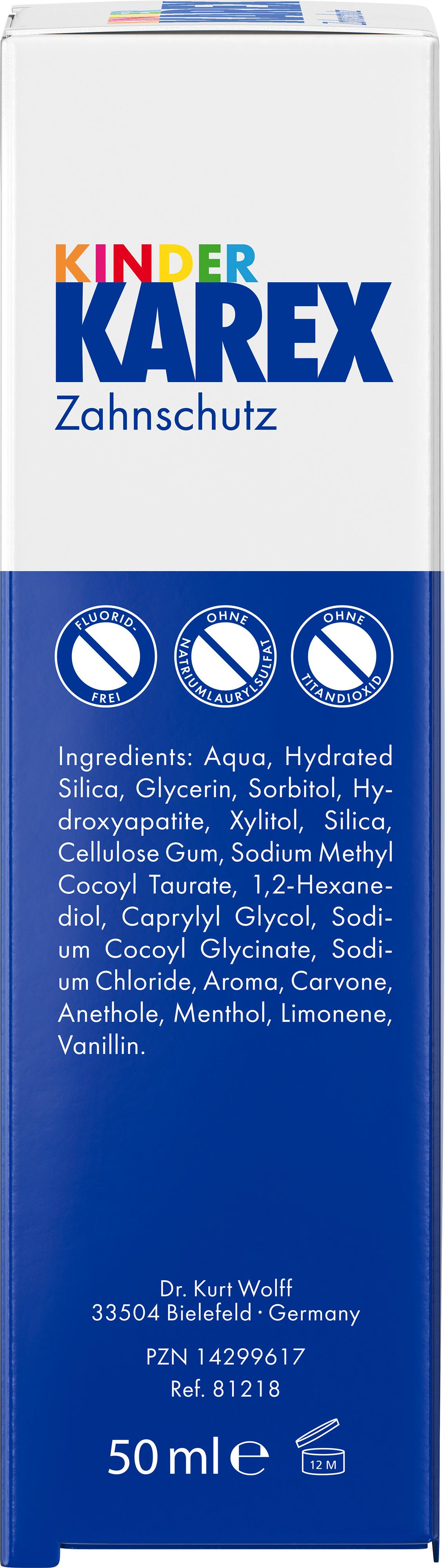 Produktbild Kinder Karex Zahnpasta ohne Fluorid 5 von 6