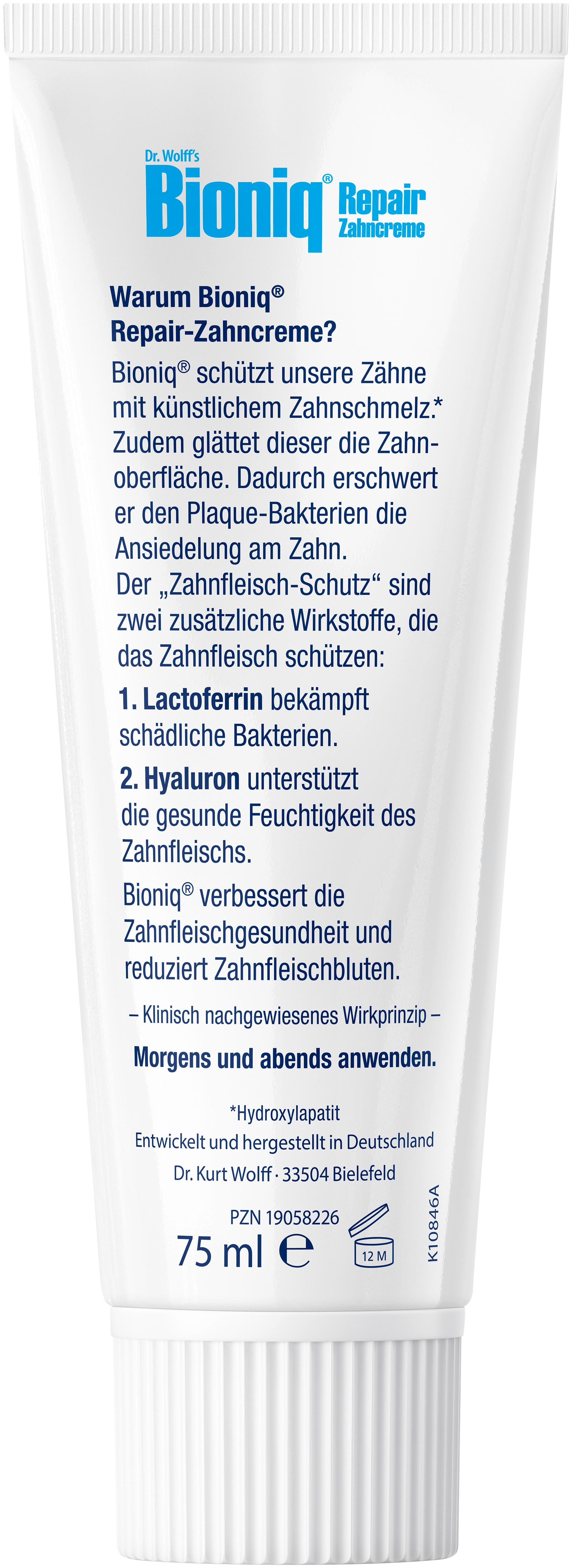Produktbild Bioniq® Repair Zahncreme Zahnfleisch-Schutz 2 von 5