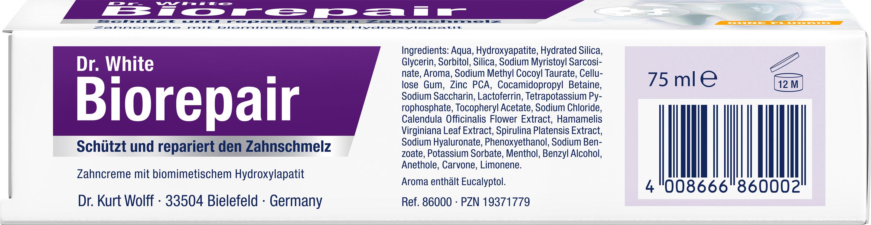Produktbild Dr. White Biorepair ohne Fluorid 5 von 7