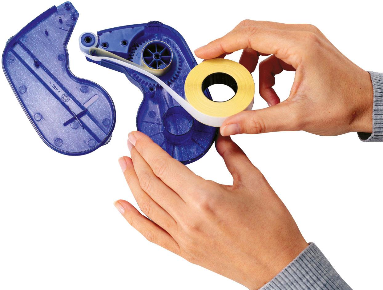 Produktbild HERMA Klebespender Vario, fest haftend, blau, 1000 Klebestücke 4 von 6