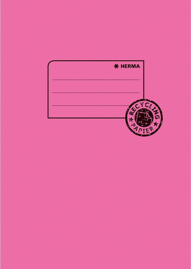 HERMA Hefthülle A5 aus Papier pink