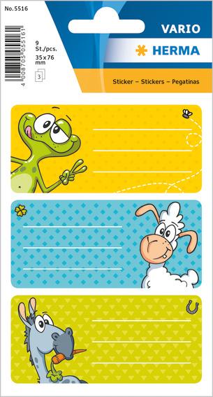 VARIO Schuletiketten Witzfiguren