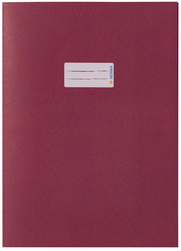 HERMA Hefthülle A4 aus Papier weinrot