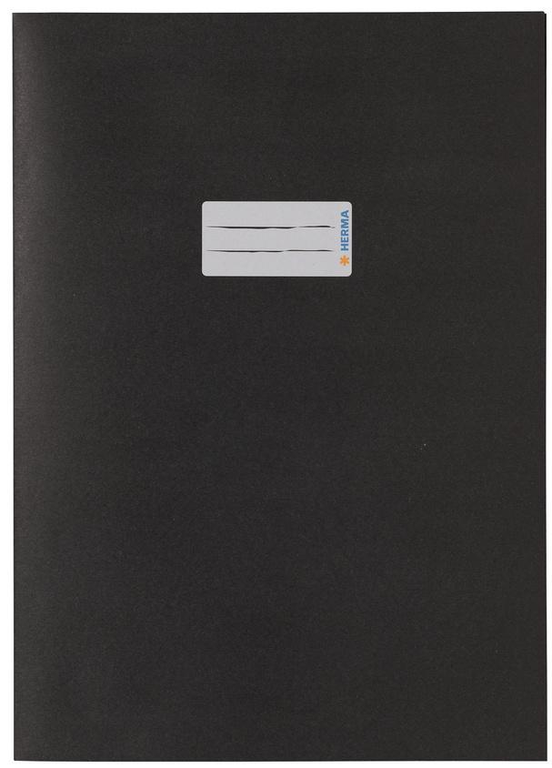 HERMA Hefthülle A4 aus Papier schwarz