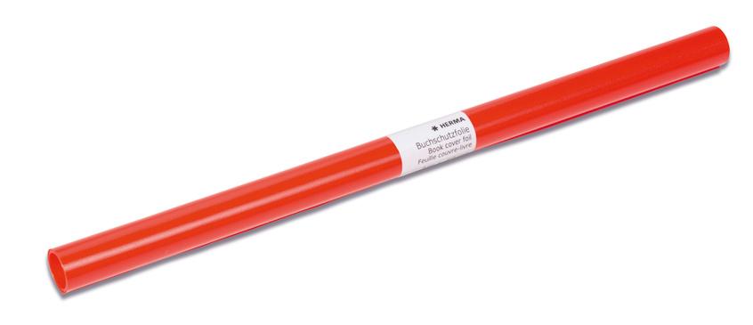 HERMA Buchschutzfolie rot 2m x 40cm