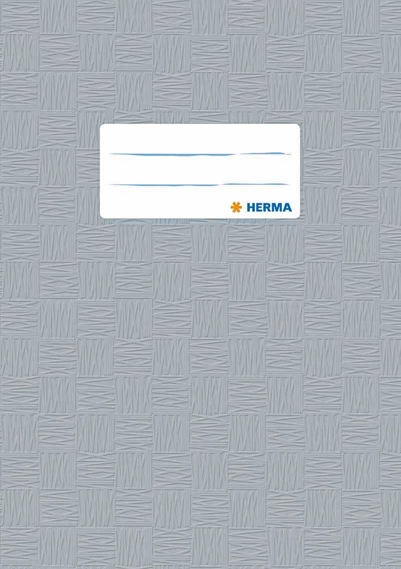 HERMA Hefthülle A5 gedeckt grau