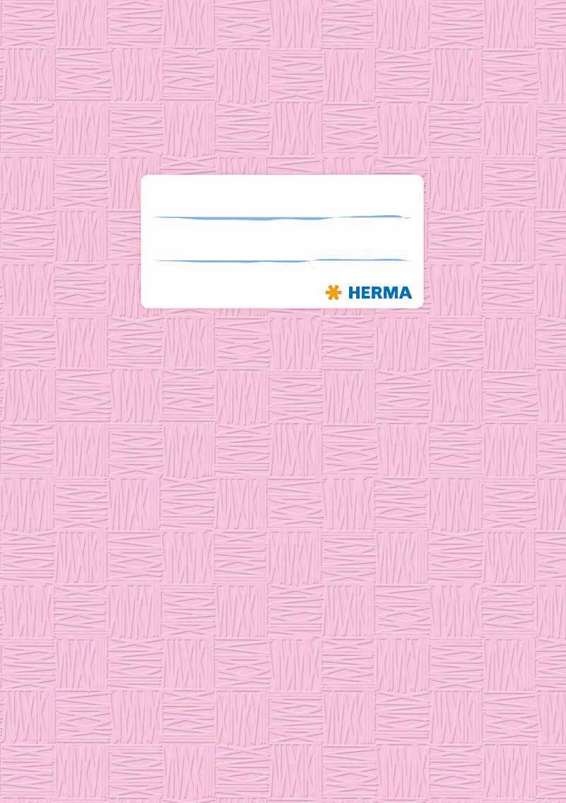 HERMA Hefthülle A5 gedeckt rosa