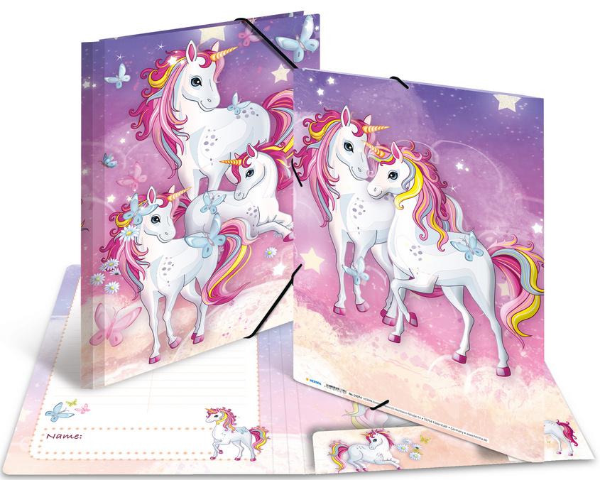 HERMA Sammelmappe A4 Karton Einhorn