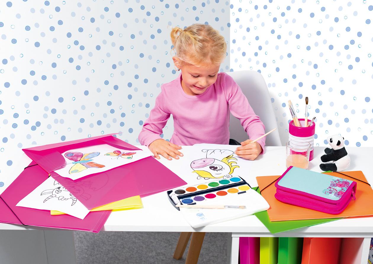 Produktbild HERMA Sammelmappe A4 PP Neon pink 3 von 4