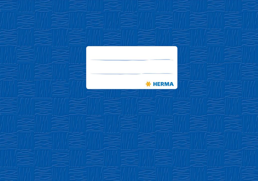 HERMA Hefthülle A5 gedeckt blau quer für Notenheft