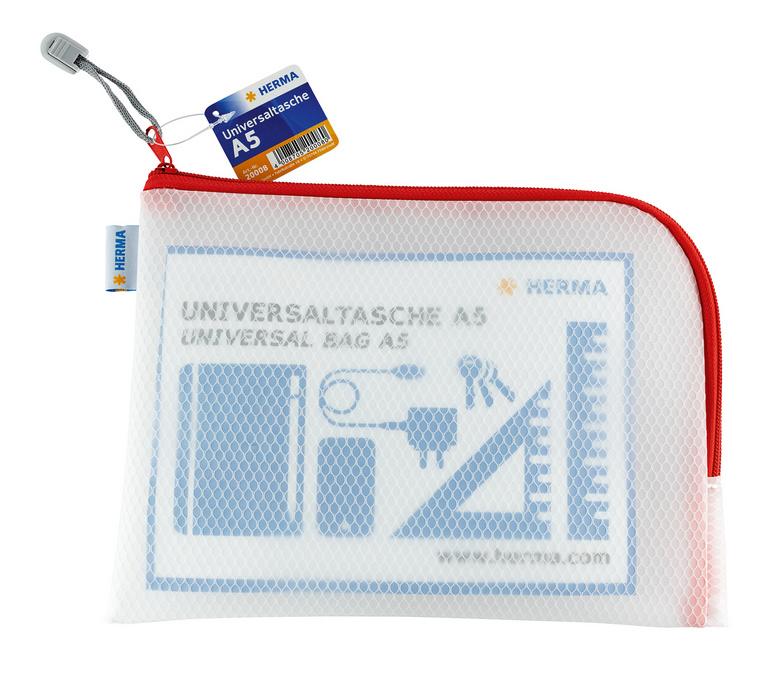 Produktbild HERMA Universaltasche A5 26x20cm rot 3 von 3