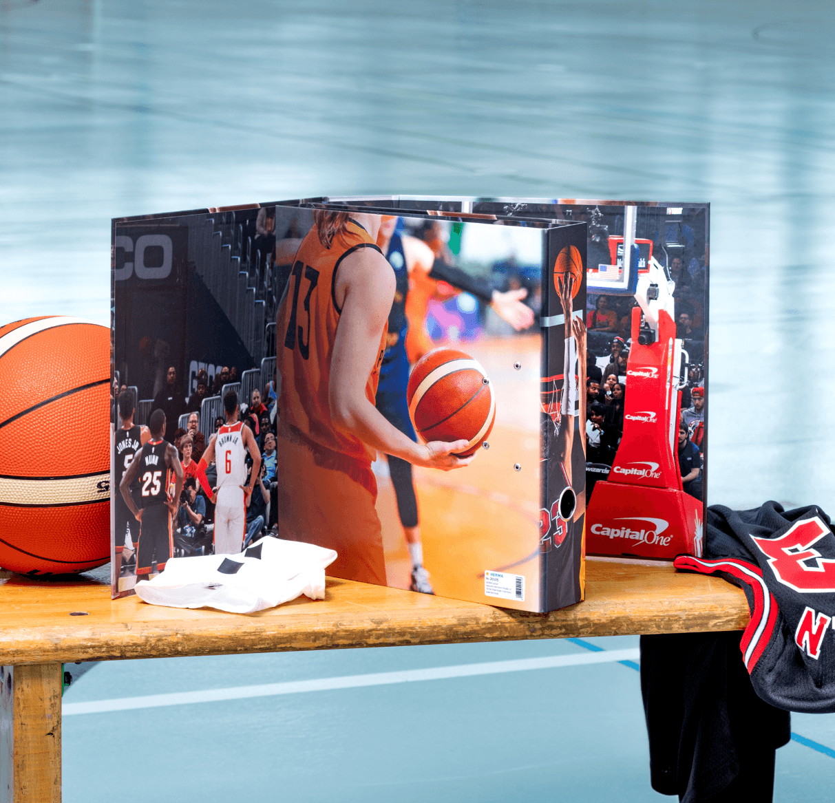 Produktbild HERMA Motiv-Ordner A4 Basketball breit 5 von 5