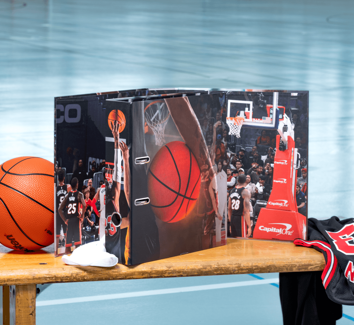 Produktbild HERMA Motiv-Ordner A4 Basketball breit 4 von 5