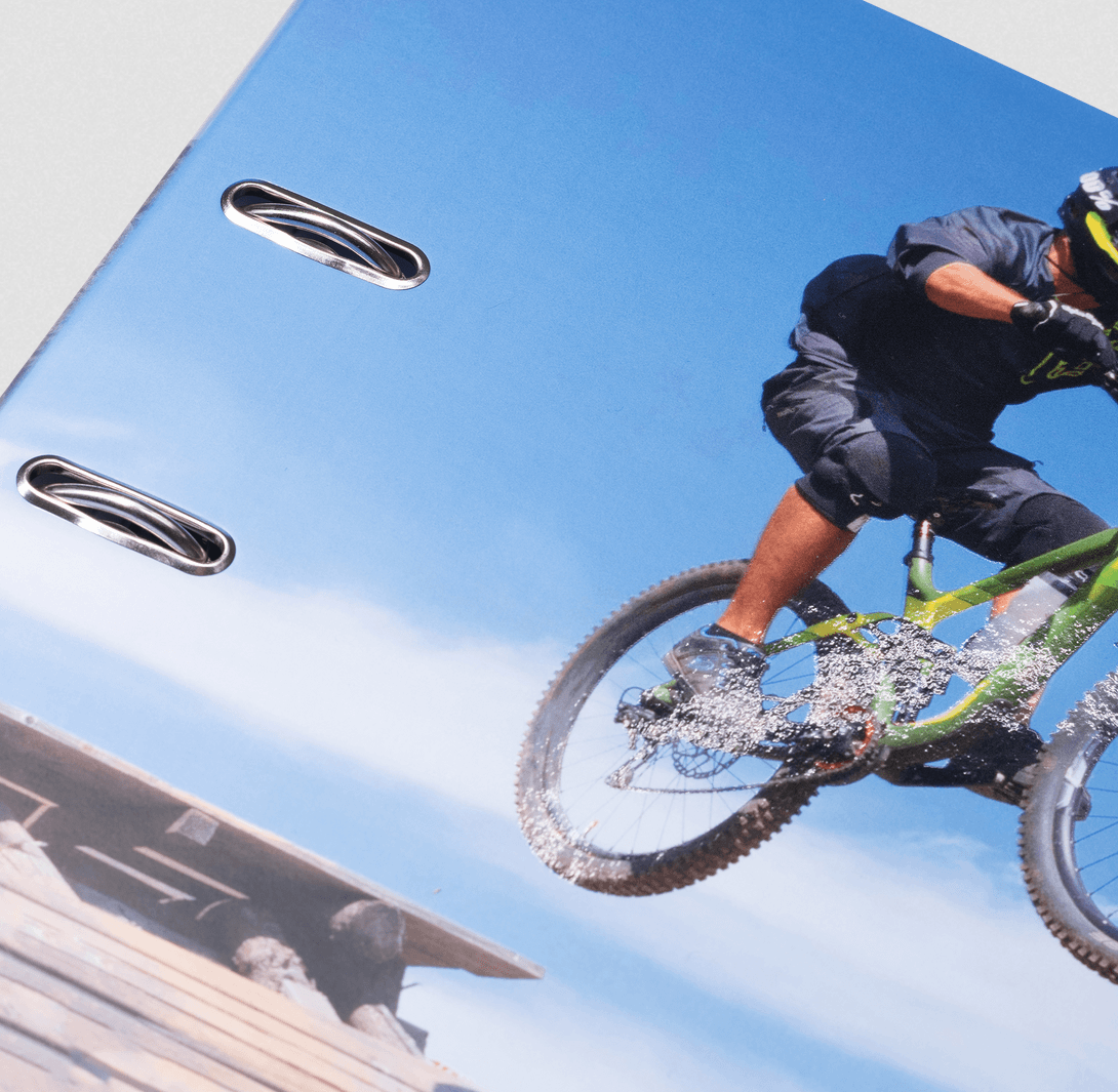Produktbild HERMA Motiv-Ordner A4 Mountain Bike breit 2 von 5