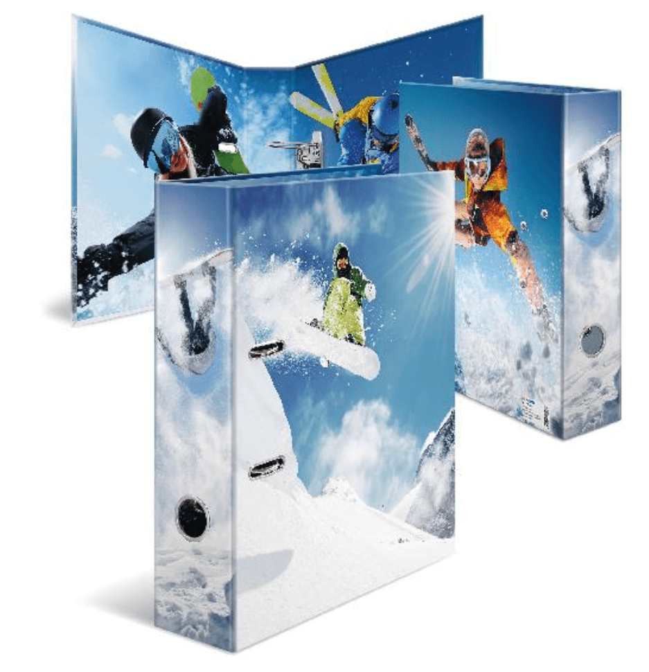 HERMA Motiv-Ordner A4 Winter Sports breit