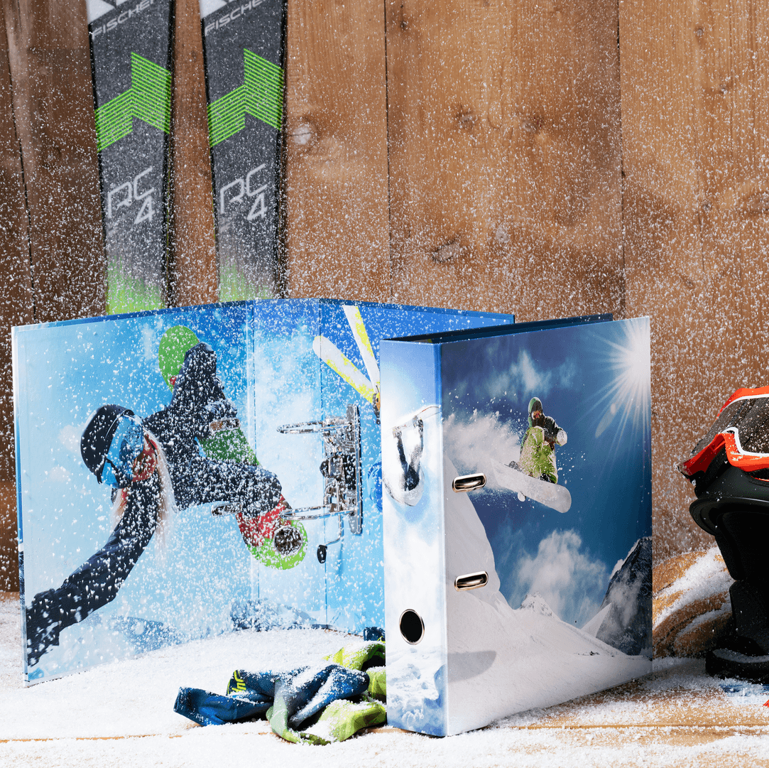 Produktbild HERMA Motiv-Ordner A4 Winter Sports breit 3 von 5