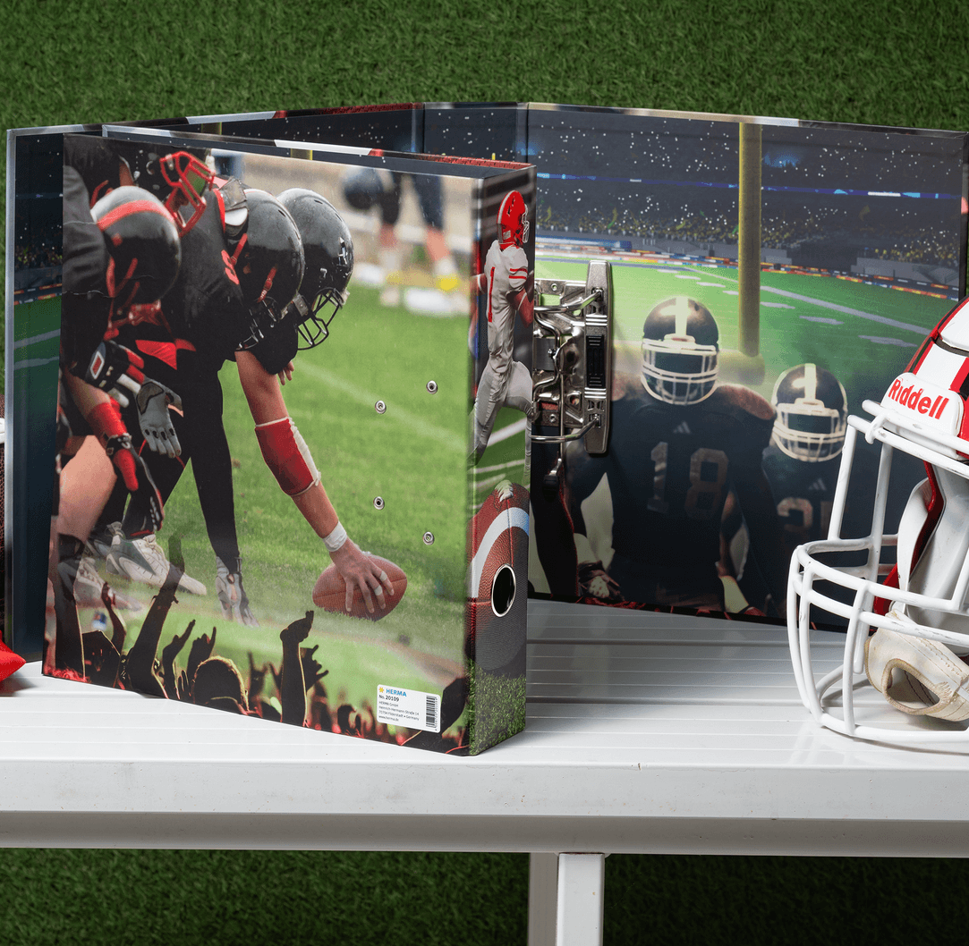 Produktbild HERMA Motiv-Ordner A4 American Football breit  4 von 5