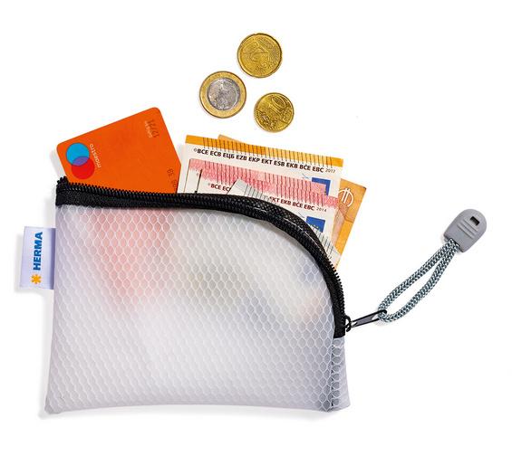 Produktbild HERMA Universaltasche mit Zip A7 14x10cm sortiert 2 von 4