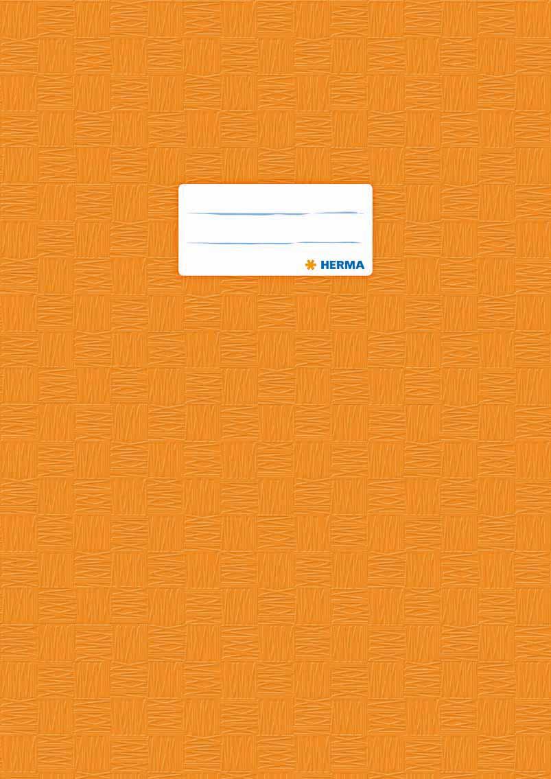 HERMA Hefthülle A4 gedeckt orange