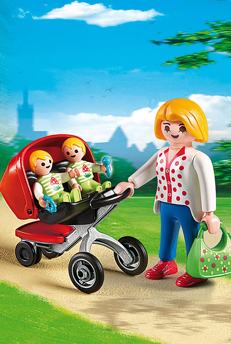Produktbild PLAYMOBIL - City Life - In der KiTa: Zwillingskinderwagen 3 von 5