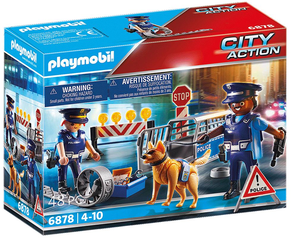 PLAYMOBIL 6878 - City Action - Polizei-Straßensperre